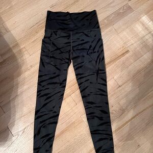 Athleta leggings - zebra printed
